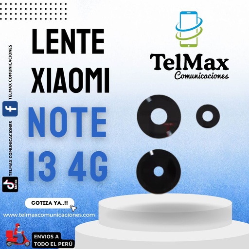 [LN134G] LENTE XIAOMI NOTE 13 4G (JUEGO)