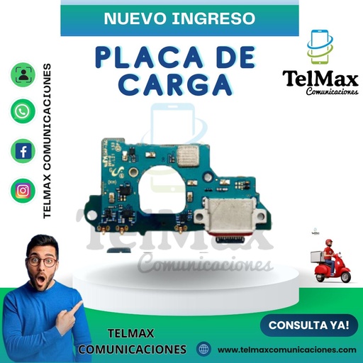 [PCSS20FE5GO] PLACA DE CARGA SAMSUNG S20 FE (03A)(Original)