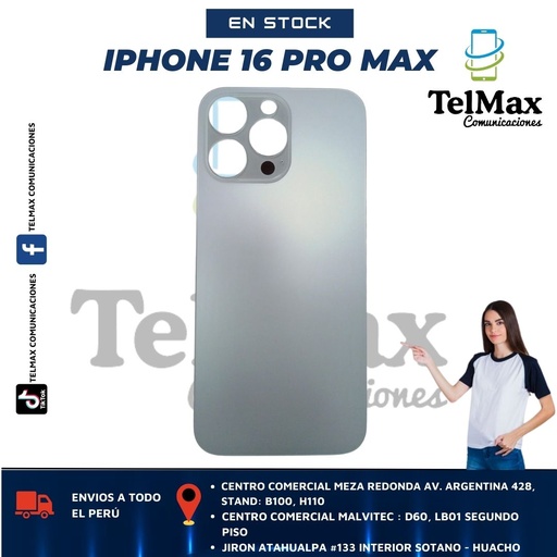 TAPA IPHONE 16 PRO MAX
