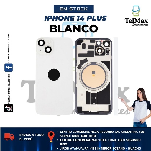 TAPA IPHONE 14 PLUS (C/Lente)+ IMAN PARA MAGSAFE