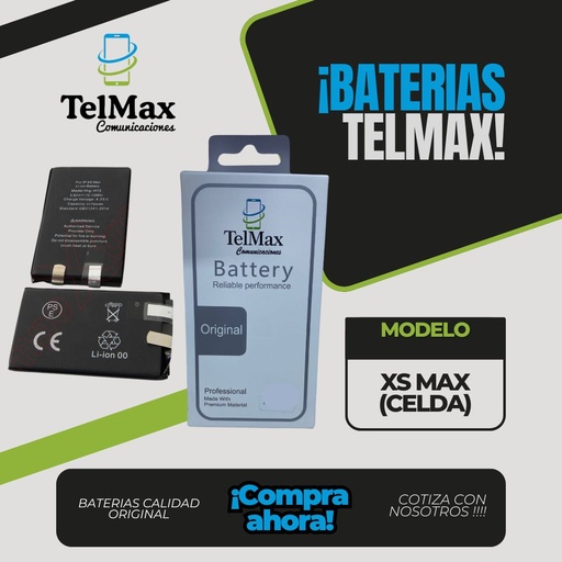 [BIXSMCO] BATERIA IPHONE XS MAX (CELDA)(Original)