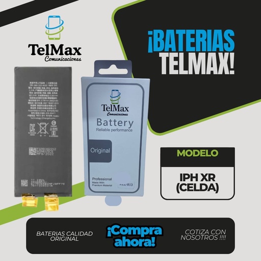 [BIXRCO] BATERIA IPHONE XR (CELDA)(Original)
